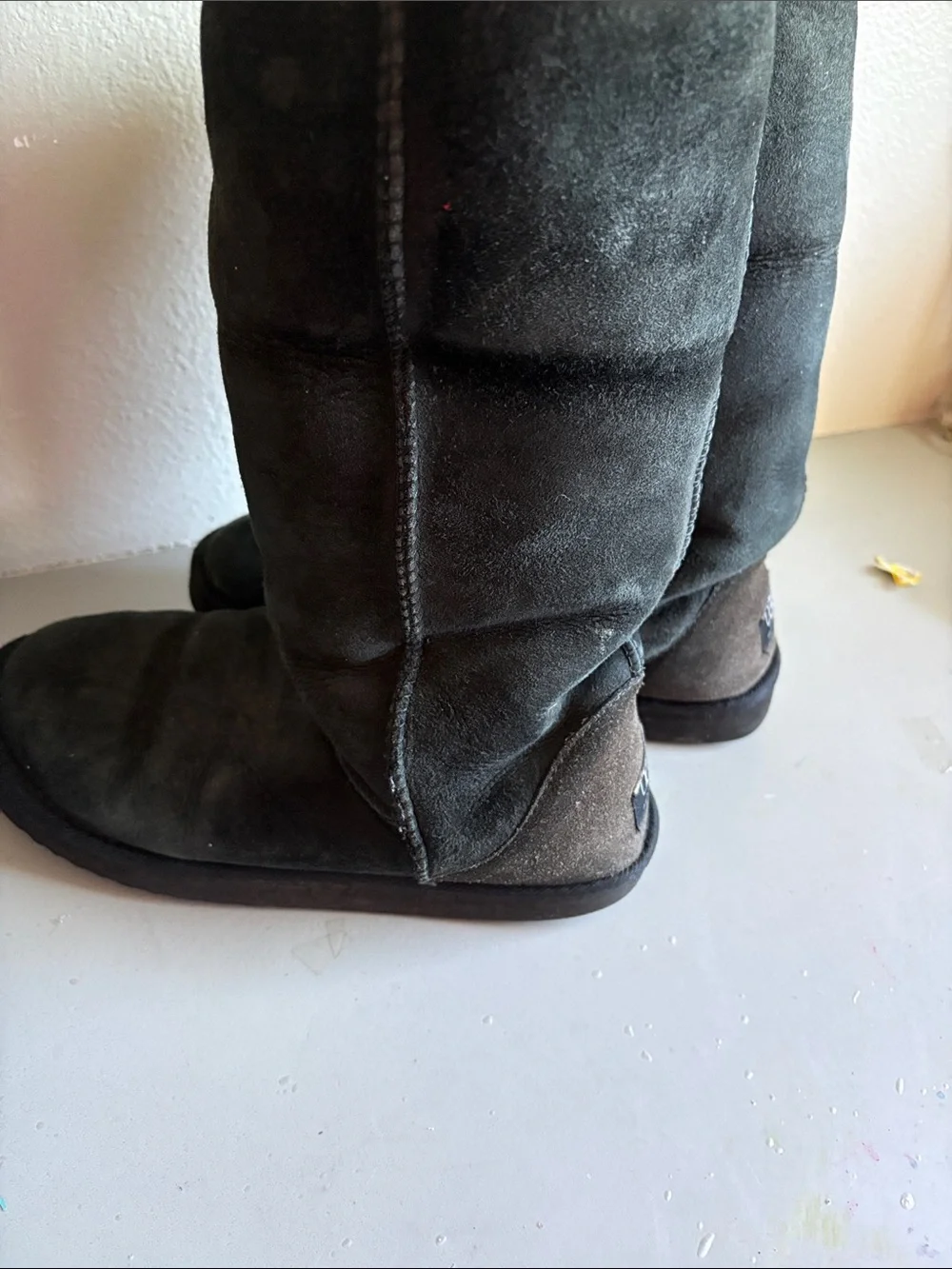 Tall black Uggs
